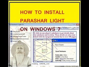 how to install parashara light on windows 7,win8