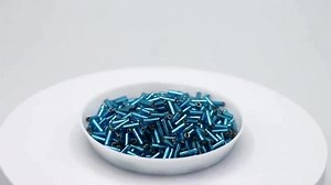6mm Bugle Bead (vintage) - Medium Aqua - Etsy Canada