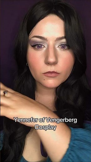Yennefer of Vengerberg Cosplay 🔥 #yennefer #thewitcher #trending #halloweenmakeup #viral #foryou