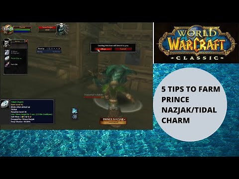 How to farm Tidal Charm/Prince Nazjak | 5 tips