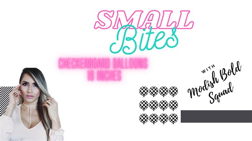 Watch Checkerboard Ballons 18 inches on Amazon Live