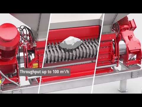 Industrial shredding machine RedUnit XRL260 from Vogelsang