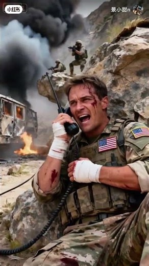 A man saved a dog, and the dog later saved him in return.In a boundless desert.