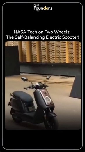 🤯 This AI Scooter Never Falls! The Future of Two-Wheelers Is Here 🚀 #futureride #electricquadricycle