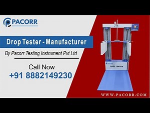 Drop Tester: Ensuring the Durability and Protection of Your Products