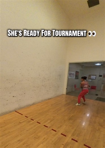 Bri The Baller Prepares for Racquetball Tournament