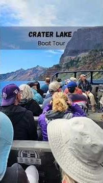 Wizard Island Boat Tour at Crater Lake – You Won’t Believe How Blue the Water Is! 💙🚤