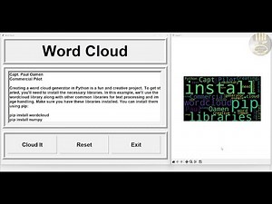 How to Create a Word Cloud using Tkinter (GUI) in Python
