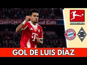 LUIS DIAZ ESTÁ IMPARABLE EN LA BUNDESLIGA. GOL de Lucho vs Monchengladbach | Bundesliga