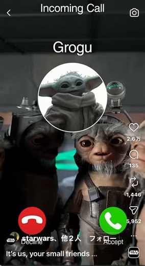 🚨Grogu and the Anzellans from ‘The Mandalorian and Grogu’ have a little face call🚨#starwar #TheMandalorian #ahsoka #grogu                       #dindjarin #fennec #bobafett #bokatan #TheMandalorianAndGrogu