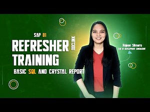 SAP B1: Basic SQL and Crystal Report Refresher Training with Bonus Session on Doclink by Altec