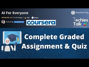 Coursera: AI For Everyone Complete Assignment Quiz Answers | deeplearning.ai
