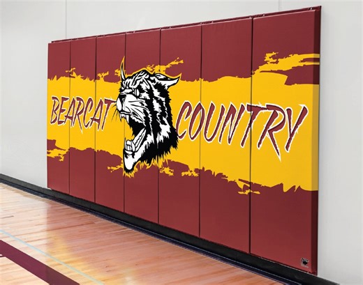 Firewall™ Graphic Flange Mount Wall Padding 2' x 6' Panel