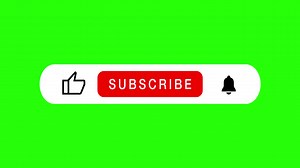 YouTube Subscribe and Notification Bell Animation | Premium Stock Video Footage