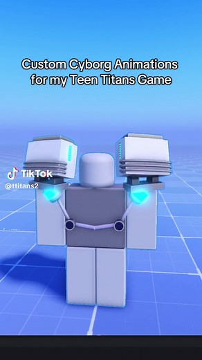 Teen Titans Battlegrounds 2: Cyborg Animation in Roblox