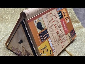 Tutorial caja triangular o punto de libro. Úsalo como quieras. Parte 1
