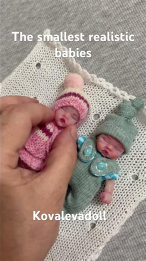 The smallest realistic silicone babies! Subscribe! And you can see more interesting video ! #baby
