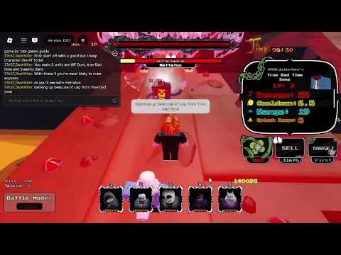 Undertale Timeline Corruption TD: Hotlands Mid (or late) game Guide