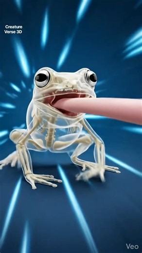 You Won't Believe How Fast This Frog Attacks! 😱 #Nature