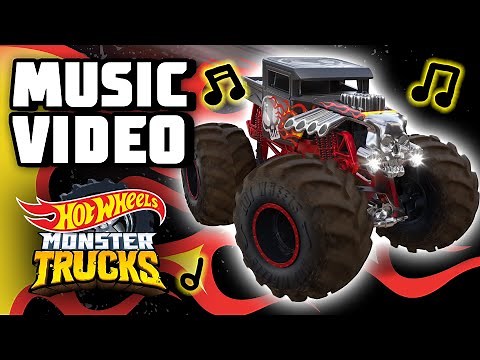 Official MUSIC VIDEO 🎶 | Thrash and Smash ☠️ ft. Monster Truck BONE SHAKER! | Hot Wheels