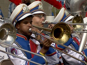 Blind marching band sees beyond disability