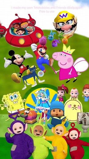 My Brand New Wallpaper! #teletubbiesandfriends