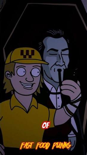 Closet Horror: Trapped With a Vampire 🧛‍♂️🚪#fastfoodpunks #adultanimation
