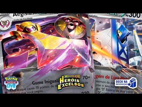 Aegislash EX + Archaludon EX ⚙ The More Prize Cards You Catch, the Better ⚙ Pokemon TCG Live Deck