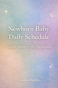 Newborn Baby Daily Schedule Printable | New Mom Planner | Feeding, Sleep & Diaper Tracker | 0–12 Weeks Baby Routine - Etsy