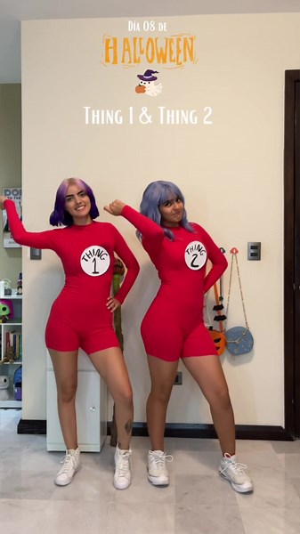 Disfraz de Thing 1 y Thing 2: Ideas creativas para Halloween