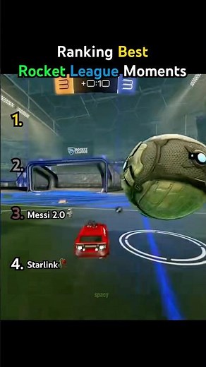 Ranking best rocket league moments🤣 #rocketleague