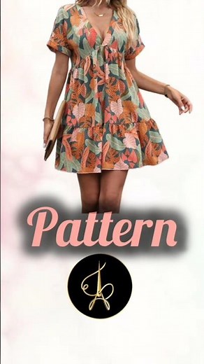 “DIY Summer Mini Dress Pattern Without Sewing | Easy No Sew Women’s Dress Tutorial