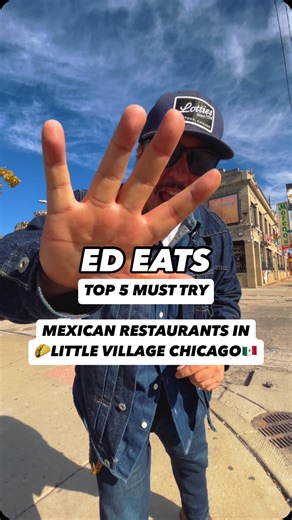 Ed Eats: Little Village -Top 5 Must-Try Restaurants 🌮🔥 26th Street is the second-highest revenue-generating street in Chicago, right behind Michigan Ave. I call it The Mexican Mag Mile, and right now, it needs your support. 💪🏽 Some of the best Mexican food in the country lives right here, today I head back to my old neighborhood to showcase my favorites: Carnitas Uruapan, Los Candiles, Nuevo León, La Chaparrita, and Atotonilco. This neighborhood tells the story of Chicago through flavor, cul