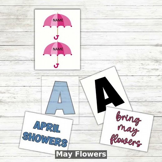 April Showers Bulletin Kit: Spring Decor & Door Display