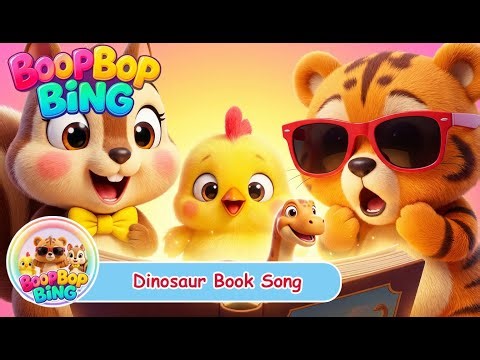Dinosaur Song 🦕 | Magic Dinosaur Book | BoopBopBing