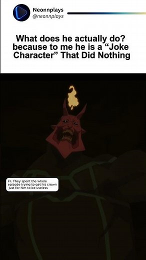 what does satan in invincible actually do, because even after getting his crown he was still weak