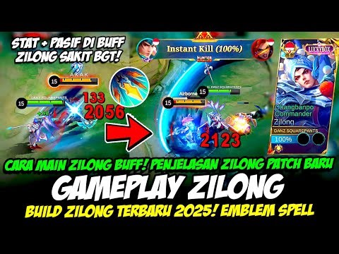 CARA MAIN ZILONG BUFF + TIPS ZILONG SEASON 39❗BUILD ZILONG TERBARU❗GAMEPLAY ZILONG TOP GLOBAL