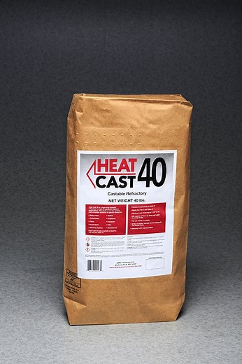 HEAT CAST 40 Refractory Castable - Dry Mix: A Heavy-Duty Castable For Special Shapes