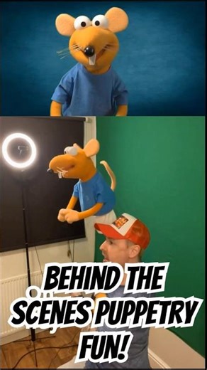 How I Make Puppets Move Like Magic #puppetry #behindthescenes #diy