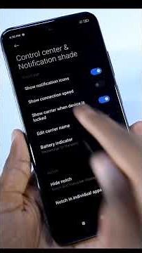 Redmi Note 10 Show Notification Icons | #Shorts