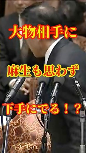 【麻生太郎vs石原慎太郎】麻生も思わず下手に出るほど大物オーラを放つ石原慎太郎 #政治 #国会 #国会切り抜き #麻生太郎 #石原慎太郎 #自民党 #日本維新の会