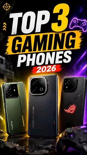 🎮 Best Gaming Phones 2026 | Top 3 Picks You Can't Ignore! 🔥 || Nexora tech || #gamingsmartphone