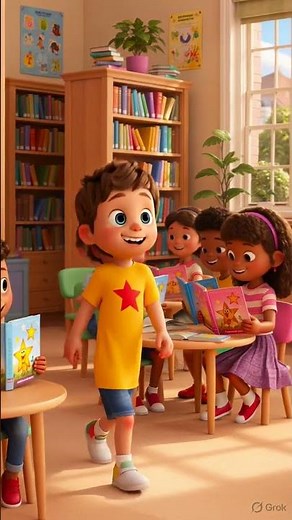 Be Quiet in the Library 🤫 | Good Manners for Kids | Leo Learns Library Rules #shorts