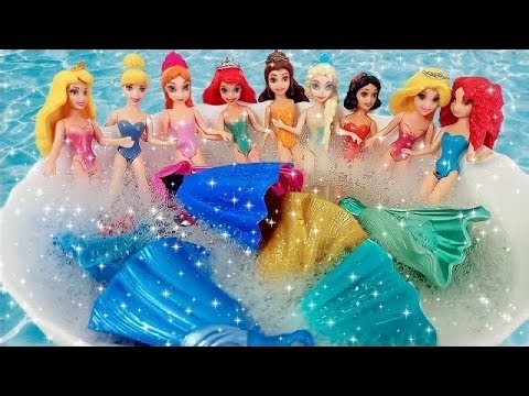 Disney Princess Doll Makeover ~ DIY Miniature Ideas for Barbie Wig, Dress, Faceup, and More! DIY