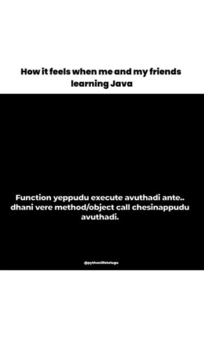 PythonLife on Instagram: "*Basic to Advance Java Programming in Telugu* We Provide 1.2 Months Live Classes 2.Pratical Based Learning 3.Study Material 4.Certification 5.Placement Assistance Mock Interviews Resume Building RealTime Projects Daily 25 Job Notifications 6.Topic wise interview questions 7.24/7 Community for Doubts 8.Emi Available Price: Rs 4999 [Emi Available] For Free Demo Visit: https://pythonlife.in/Java-Programming-Telugu.html Date: Jan 21st 2026 Timings: 7pm to 9pm Contact Number