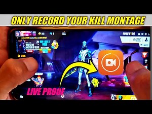 how to record your free fire & pubg kill montage video _ freefire 2025
