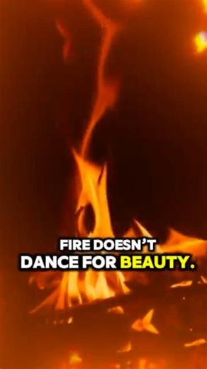 Why Flames Never Stand Still. #scienceexplained #firemovement