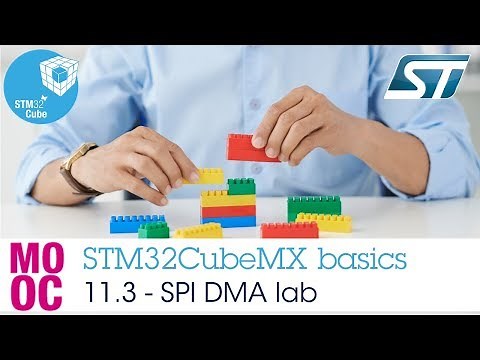 STM32CubeMX basics: 11.3 STM32Cube HAL labs SPI - Lab SPI DMA