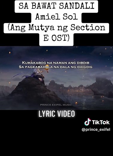 Sa Bawat Sandali - Amiel Sol Lyric Video