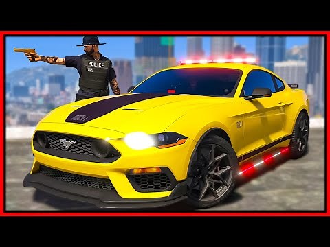 I Become High Speed Mustang Cop Unit in GTA 5 RP